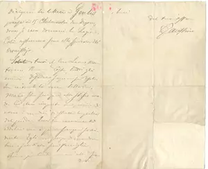 Lettera di Tanara alla moglie